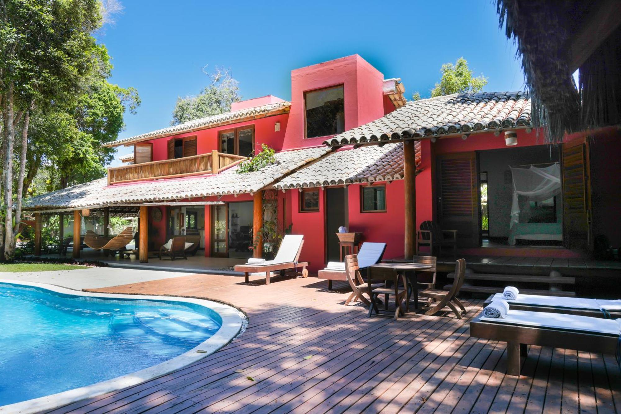 Casa Rosa Coqueiros Villa Porto Seguro Eksteriør billede